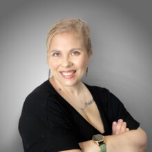 NB.Andrea.Saur.Clinician Caucasian woman in black sweater