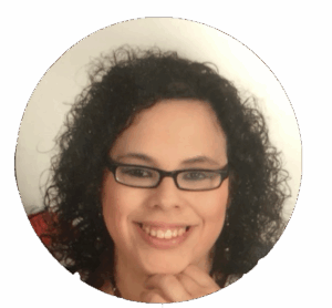 Hispanic woman with glasses